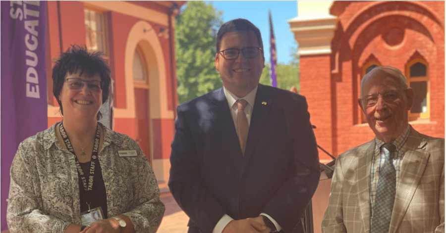 Former Minister of Education Speaks at Tabor